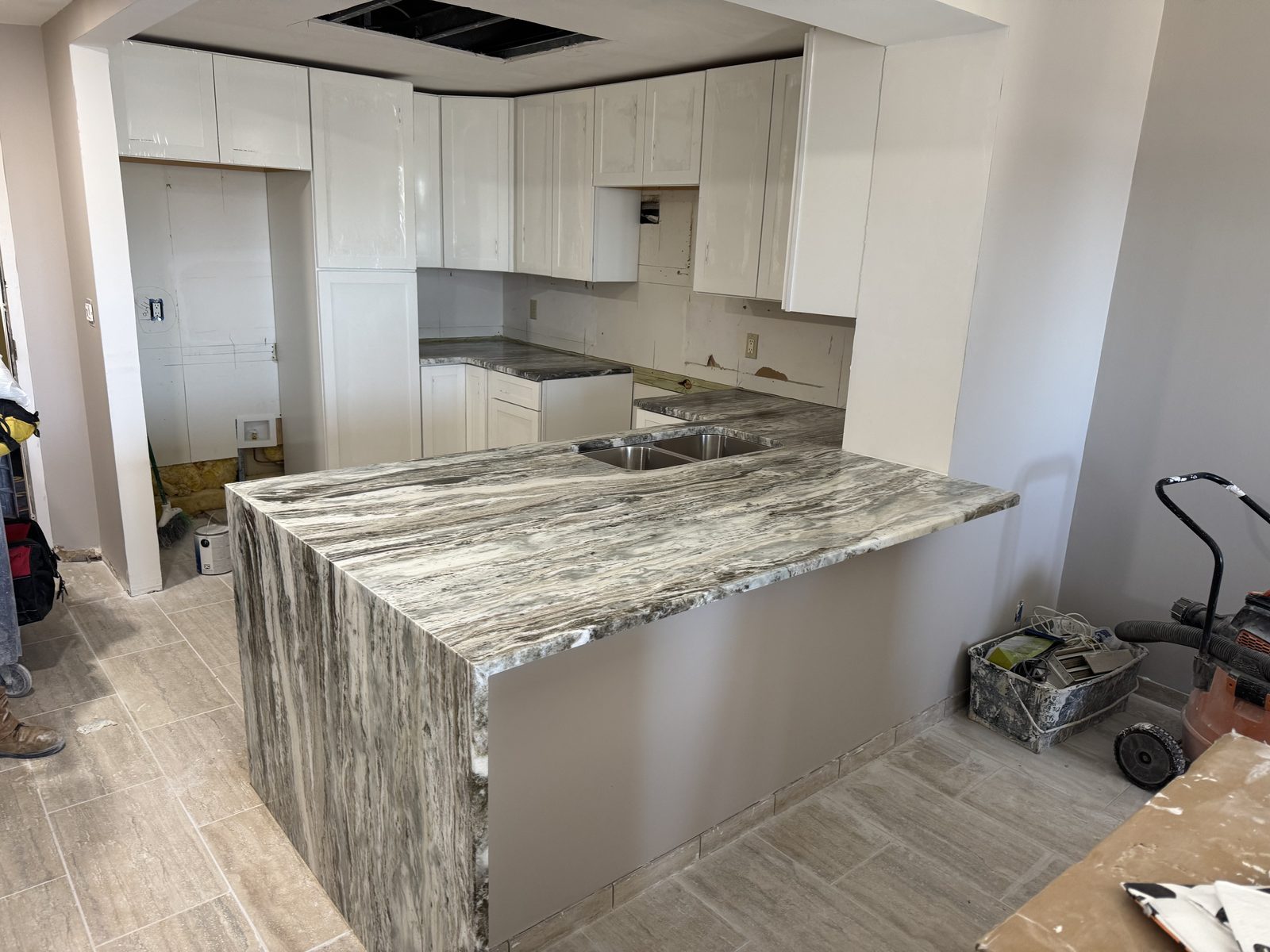 Finished walls and ceilings by Boardwalk Renovations