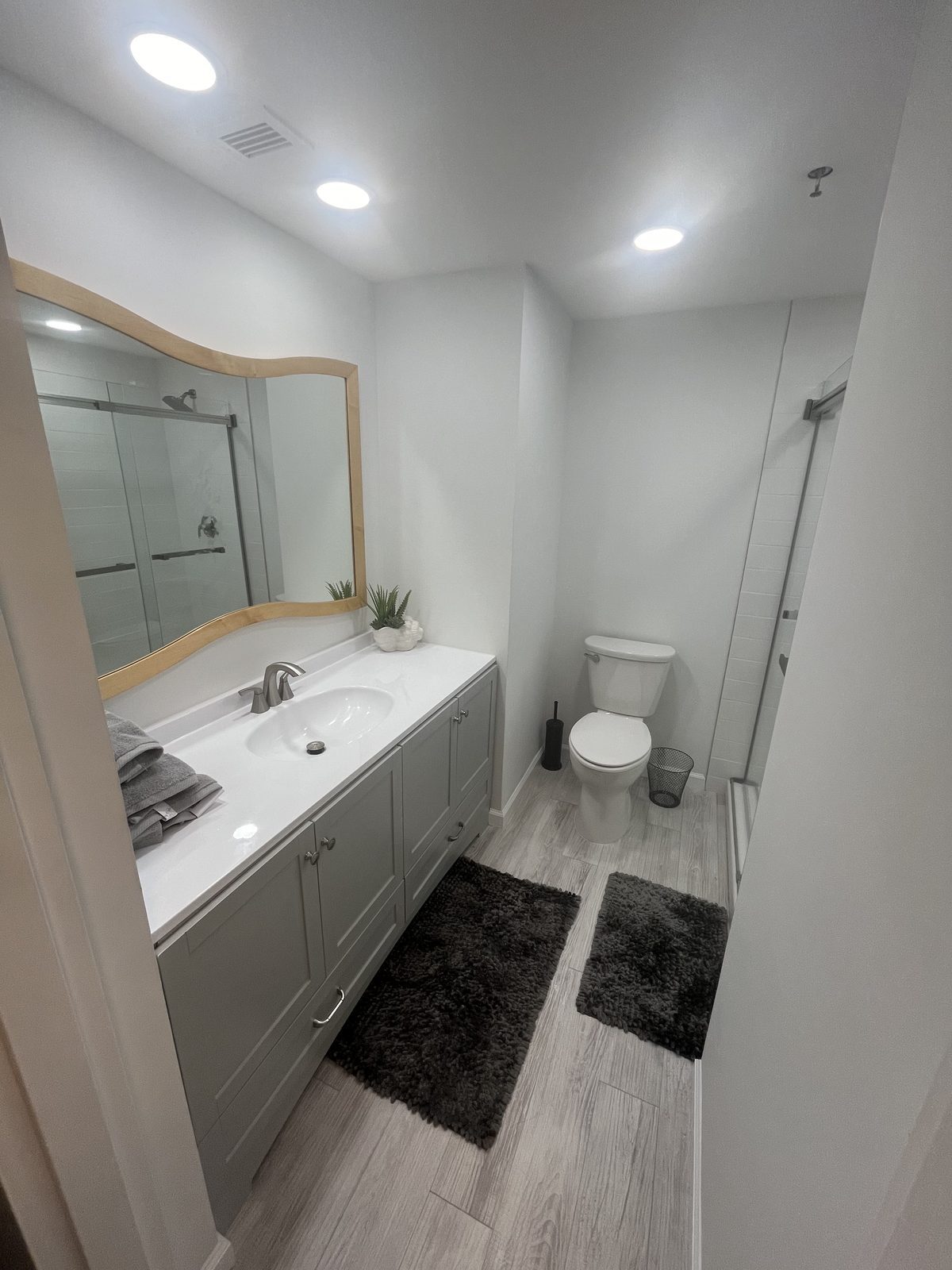 Freshly painted room by Boardwalk Renovations